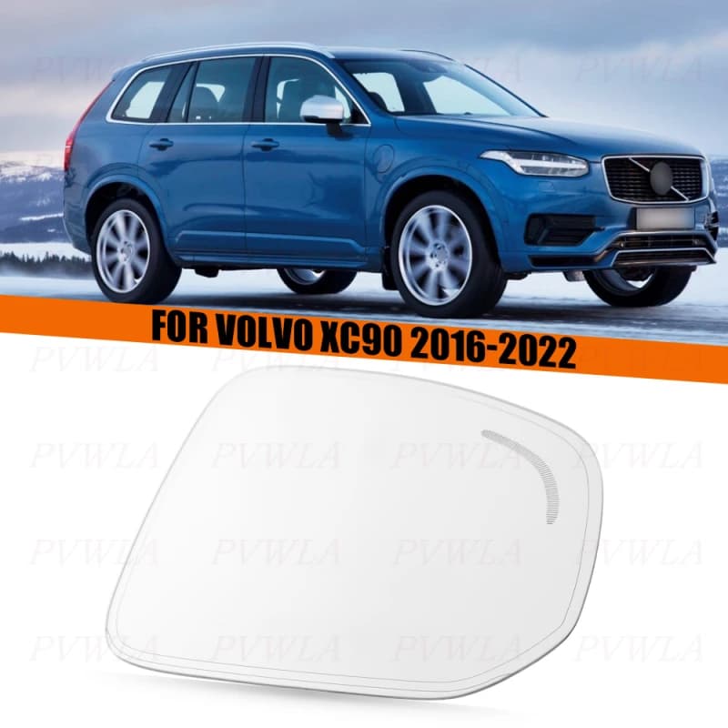 Right Side Heated Blind Spot Lens For Volvo XC90 2016 2017 2018 2019 2020 2021 2022 Rearview Mirror Glass Car Accessories