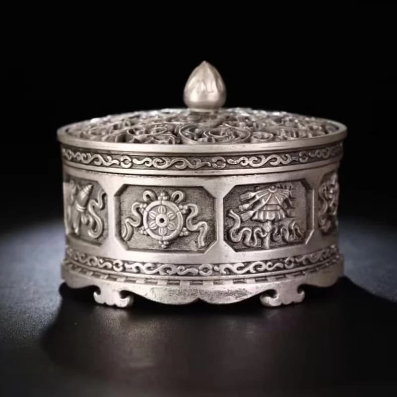 Antique Incense Burner Collection Home Indoor Incense Burner Lucky Ornament Statue of the Eight Treasures