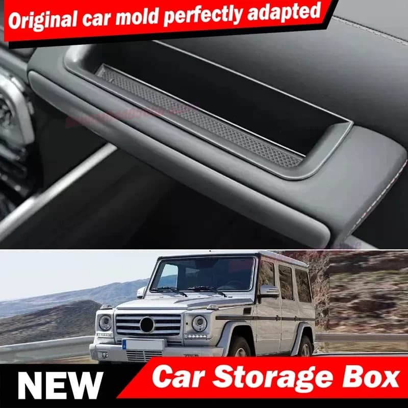 Car Central Console Storage Box Auto Interior 2026 Accessories for Mercedes Benz G Class W464 W463A G350 G500 G63