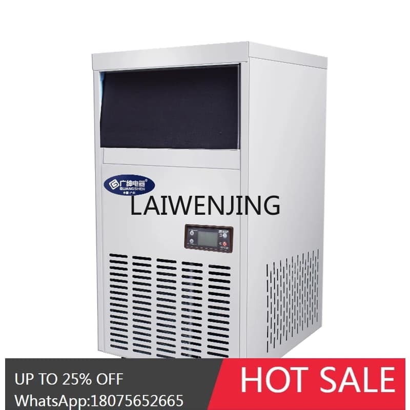 Ice Machine Commercial Milk Tea Shop Automatic Square Ice Cube Making