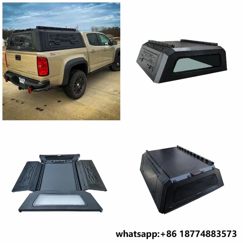 Hardtop Bed Capper for Chevrolet Colorado Tailored Accessories  4X4 Pickup Canopy  Pickup Truck Topper