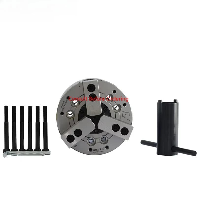 High Precision 3-Jaw CNC Machining Center Hydraulic Chuck Vise With Core Bearing Component