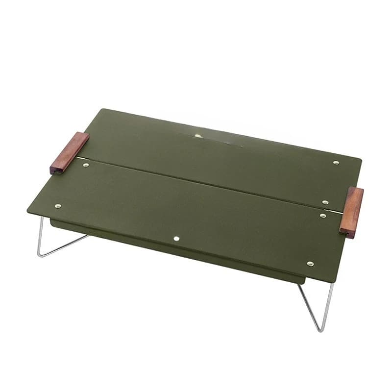 Outdoor mini single table, camping portable folding table, car mountain picnic table