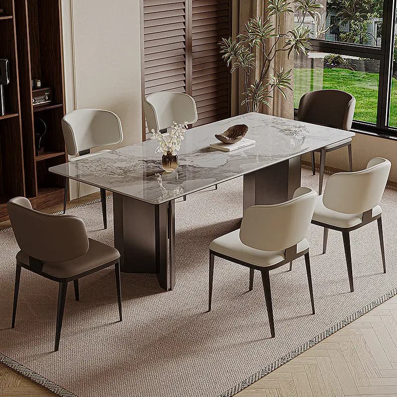 Designer Luxury Dining Table Mid Century Modern Nordic Center Dining Table Writing Lounge Mesas De Jantar Kitchen Furniture