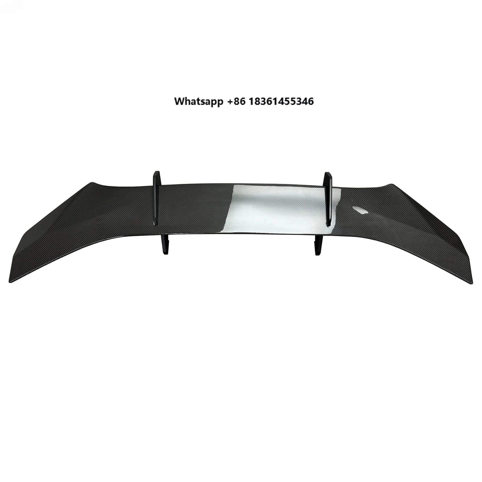 PT Style Dry Gloss Carbon Fiber Auto Parts Rear Spoiler Rear Wing for  Huracan EVO Car Part Carbon Tail Wing