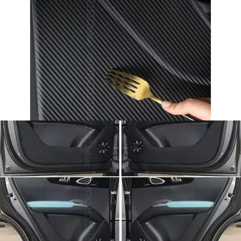 Door Anti-Kick Pads Premium Quality Scratch Resistant Protectors Non-Slip Durable Auto Interior Accessories For Geely EX2 Geome