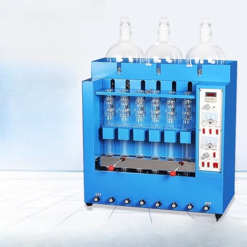 Feed crude fiber tester Cellulose tester Six-tube crude fiber tester