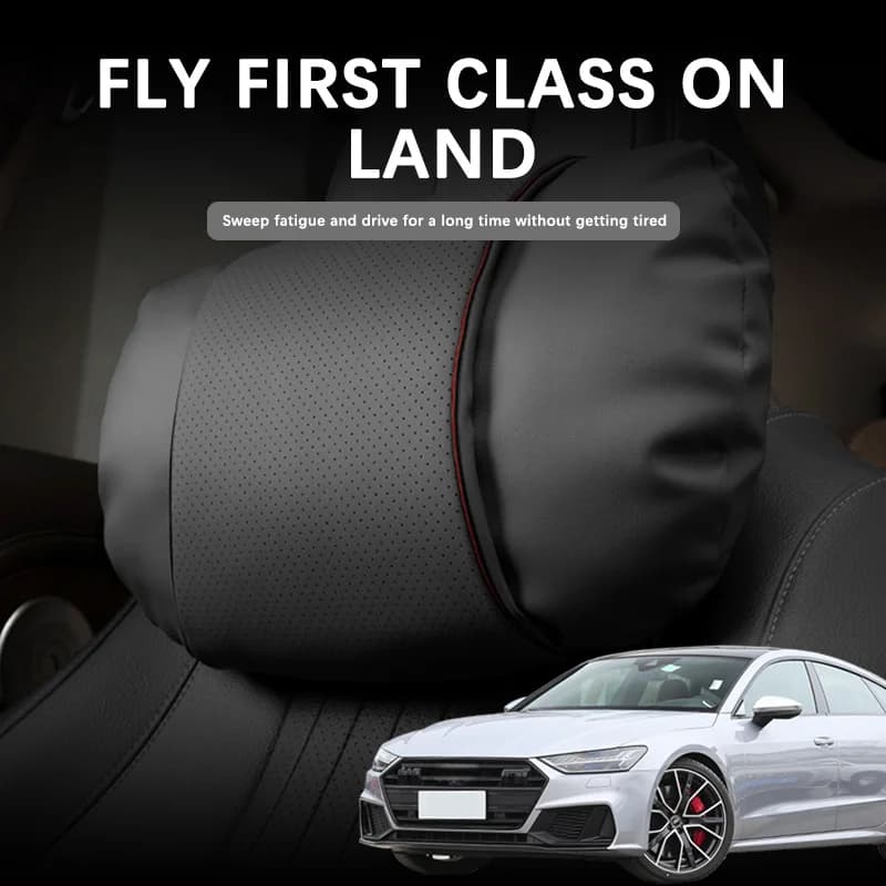 Comfortable Car Neck Pillow Car Headrest Protector For Car Head Support for Accessories For Audi S7 C7 C8 2013-2024 RS