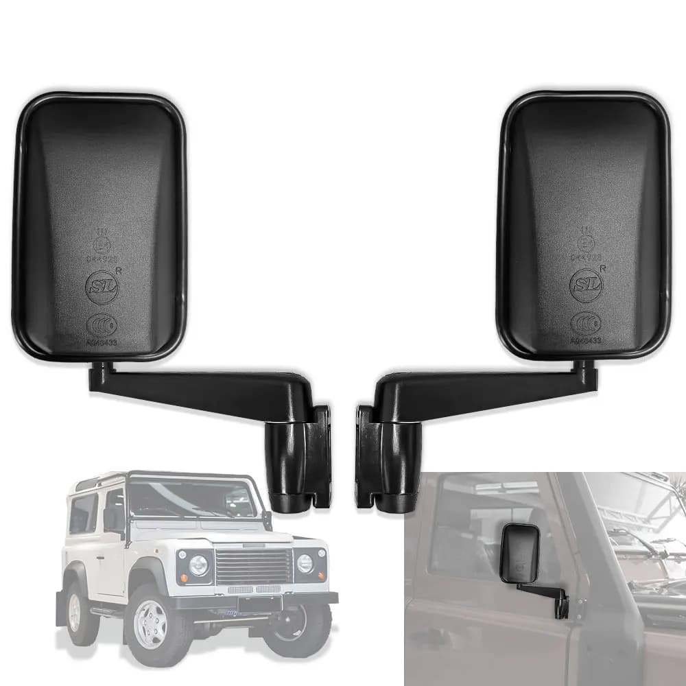 Door Exterior Mirror Glass and Arm Set for Land Rover Defender 90 110 1990-2016 ALR4626 MTC5084