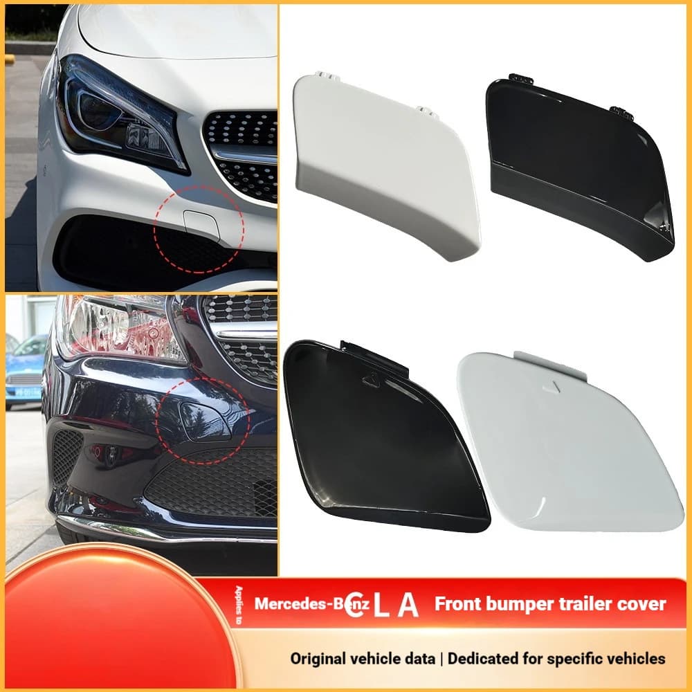 Fits 16-19 CLA Front Trailer Cover W117 Front Bumper Tow Hook Cover 1178851300