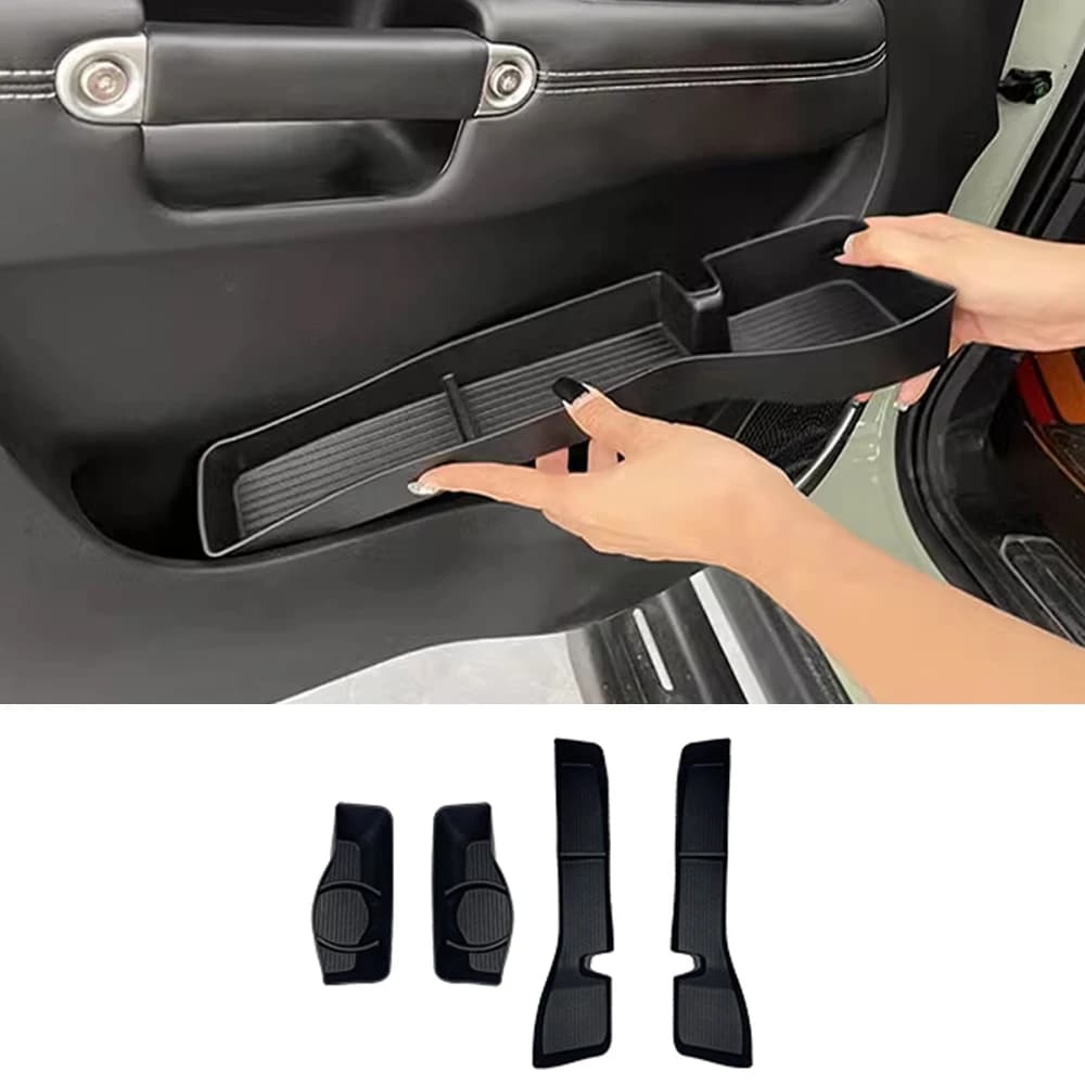 For 2021-2025 Tank 300 Door Slot Storage Tray & Liner Mats, Center Console Organizer, Car Interior Modification Accessories