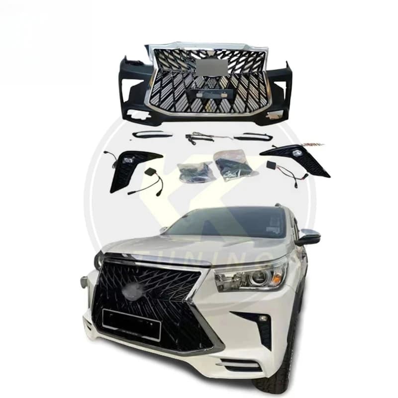LX Style Pickup Accessories Conversion Kits Front Bumper Body Kits for  Hilux Revo Rocco Facelift to