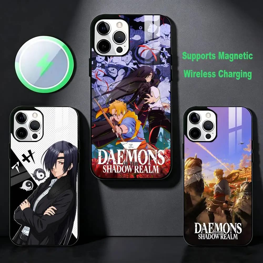 D-Daemons of the S-Shadow Realm Phone Case For iPhone 17 16 15 14 13 12  Pro Max Plus for Magsafe Mirror Wireless Magnetic Cover