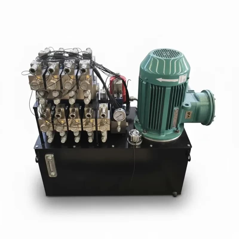 High Pressure Electric Double Acting Tension Hydraulic Oil Jack Pump Prestressing Equipment Hydraulic Pump Station