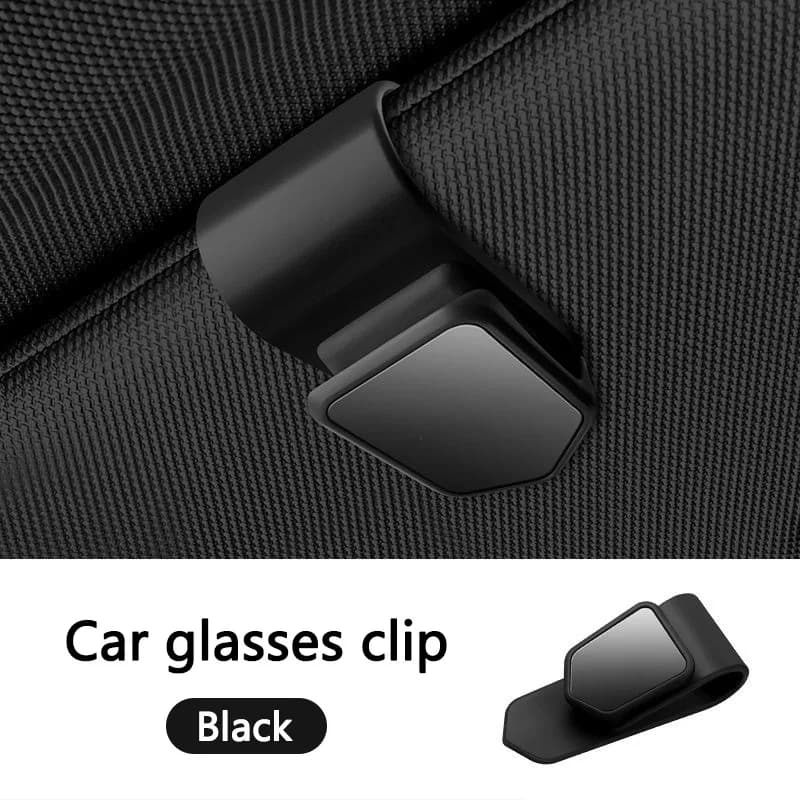 Car Sun Visor Sunglasses Clip Portable Glasses Holder Eyeglass Mount Storage Bracket Universal Auto Interior Organizer Accessory