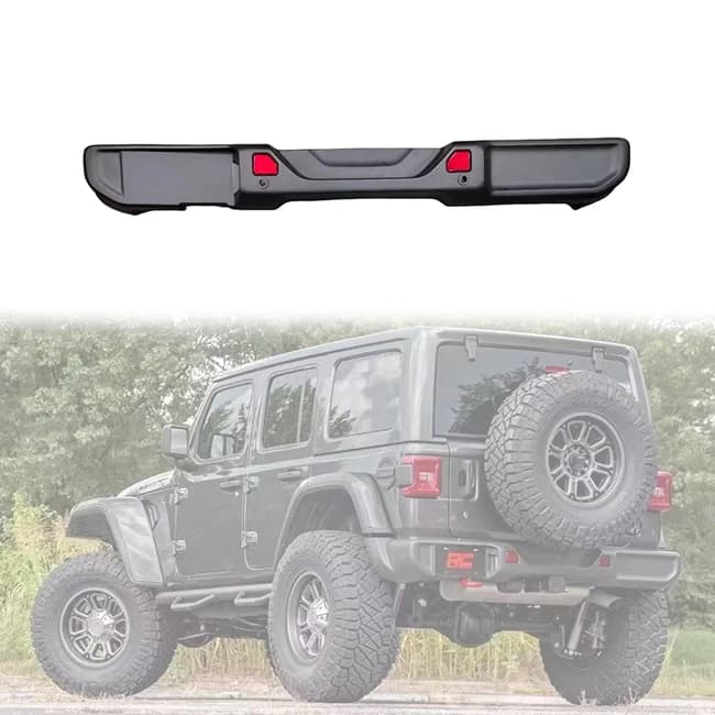 LUMA 4x4 10th Anniversary Car Offroad Accessories New Plastic Rear Bumper for Jeep for Wrangler JL 2018+