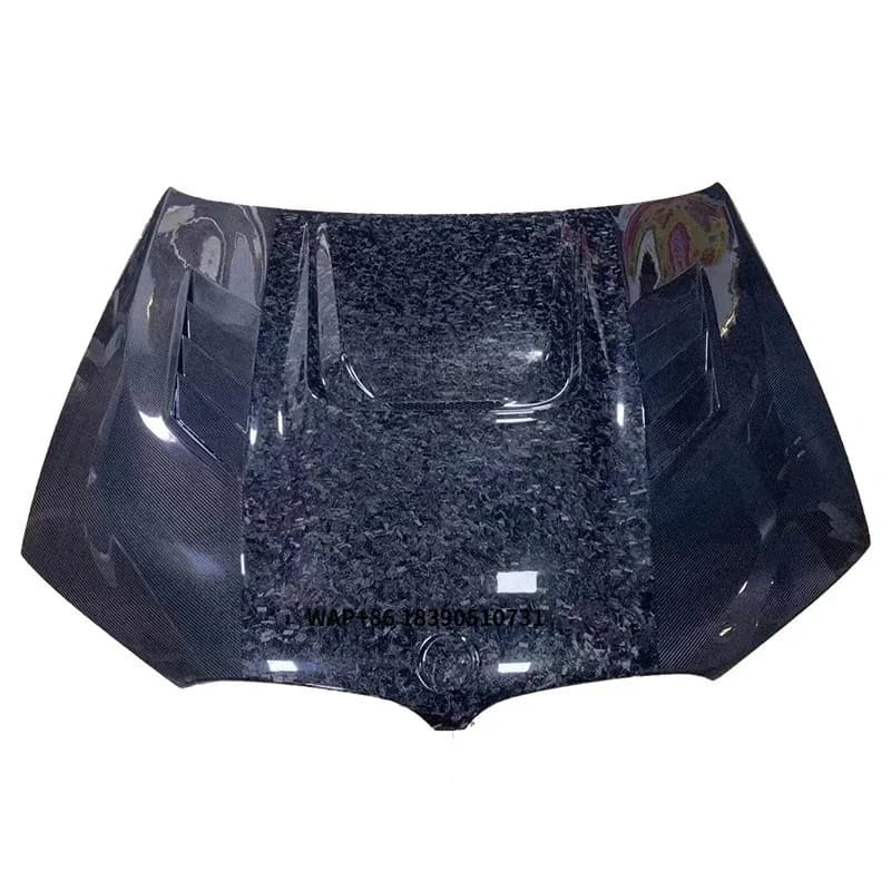 CS Style Half Forged Carbon Fiber Front Engine Hood Bonnet New Condition for X3 X3m X4 X4m F97 F98