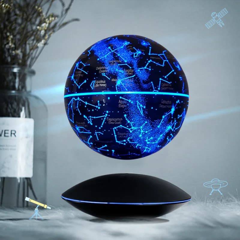 Hot Sale 6 Inch Luminous Globe Ornament Creative Crafts Gifts Maglev Earth