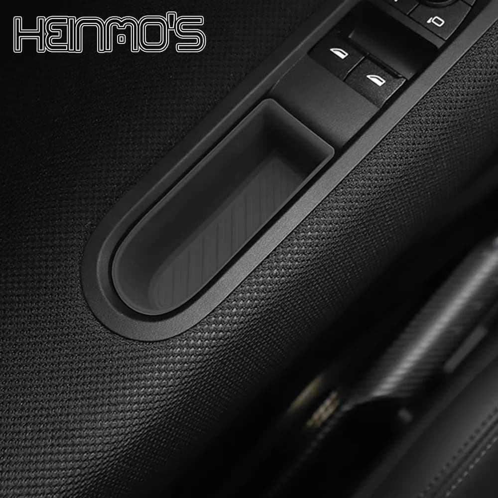 2pcs Silicone Car Interior Door Window Lifter Storage Box Compatible With MN F66 F65 2024 2025+ Decoration Accessories