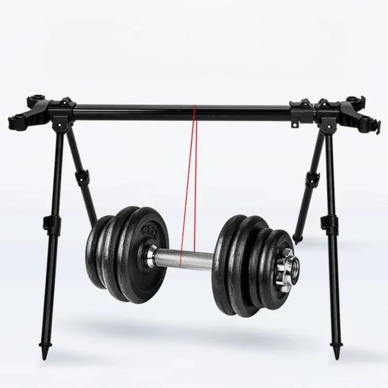 Long-range pole battery bracket, all-terrain European fishing method pole throwing bracket
