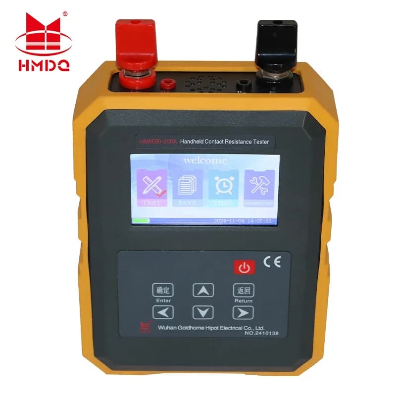 Portable Circuit Beaker Contact Resistance Meter Micro Ohm Meter Leakage Switch Tester Loop Impedance Resistance Test Equipment