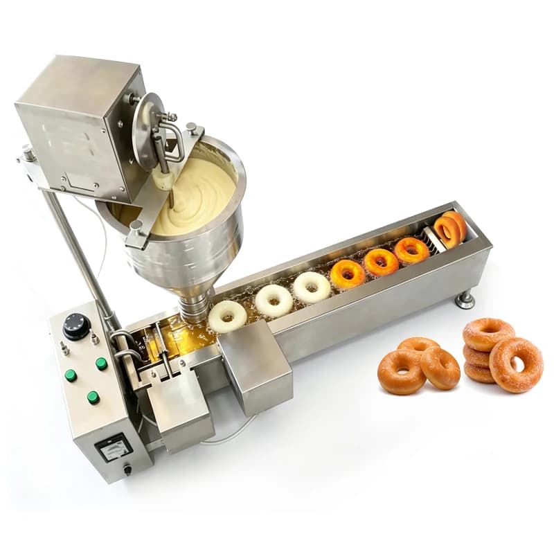 110v/220v Good Price High Quality Donut Fryer Automatic Mini Donut Making Machine Doughnut Bagel Making Machine Easy Operation