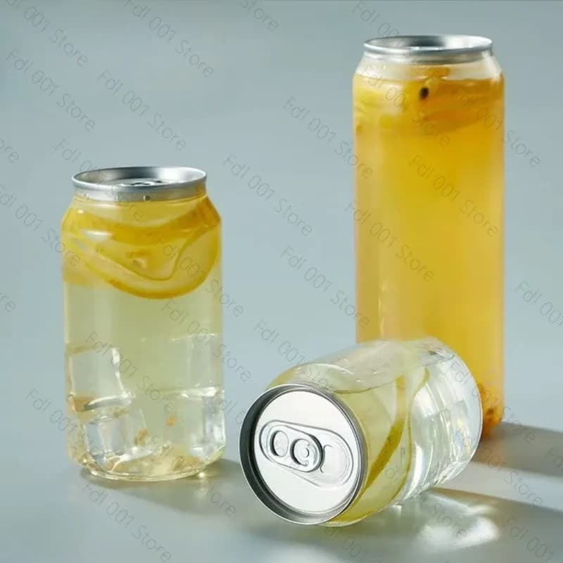 Plastic can sealing machine, milk tea empty bottle, milk tea shop empty cup plastic cup pet transparent can packaging