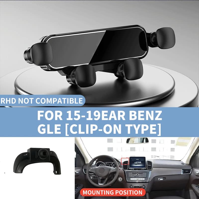 Car Air Outlet Handset Cradle In-Vehicle Handset Bracket Auto Handset Mount For 15-19YEAR BENZ GLE Fits All Smartphones