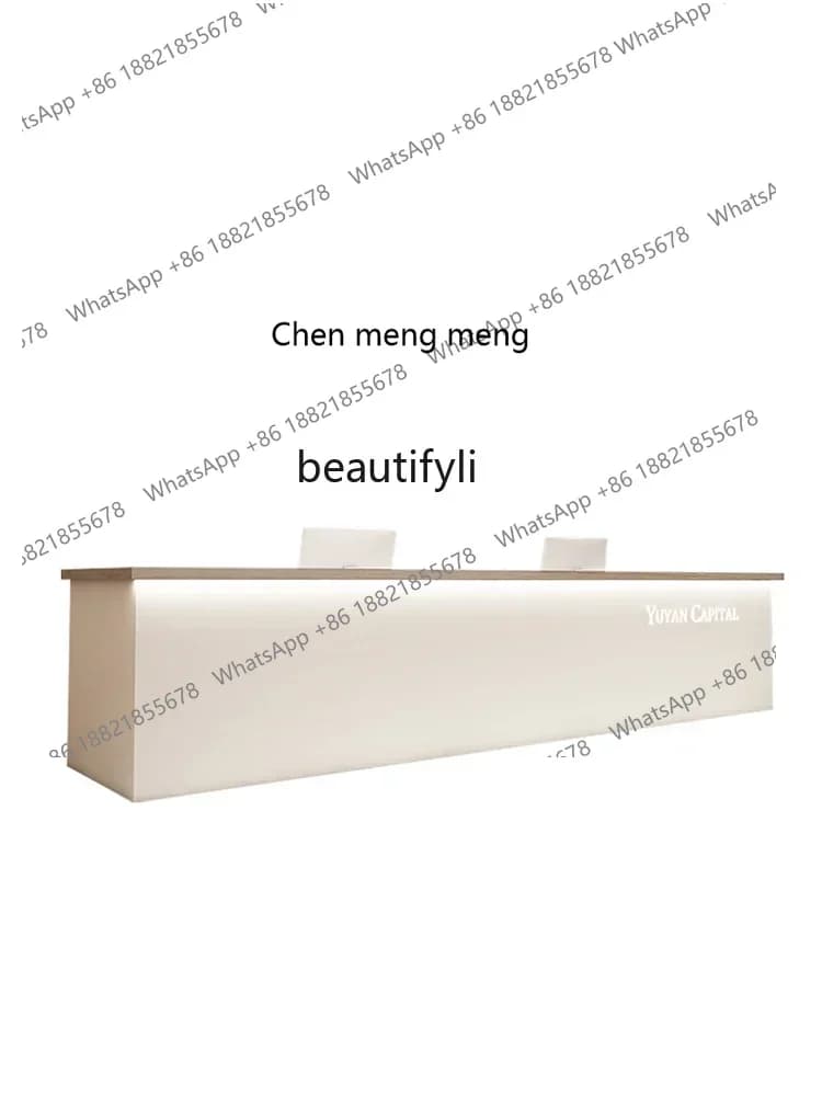 cc182R Modern Training Institution Property Company Hotel Lobby Office Front Desk Reception Cashier Bar R