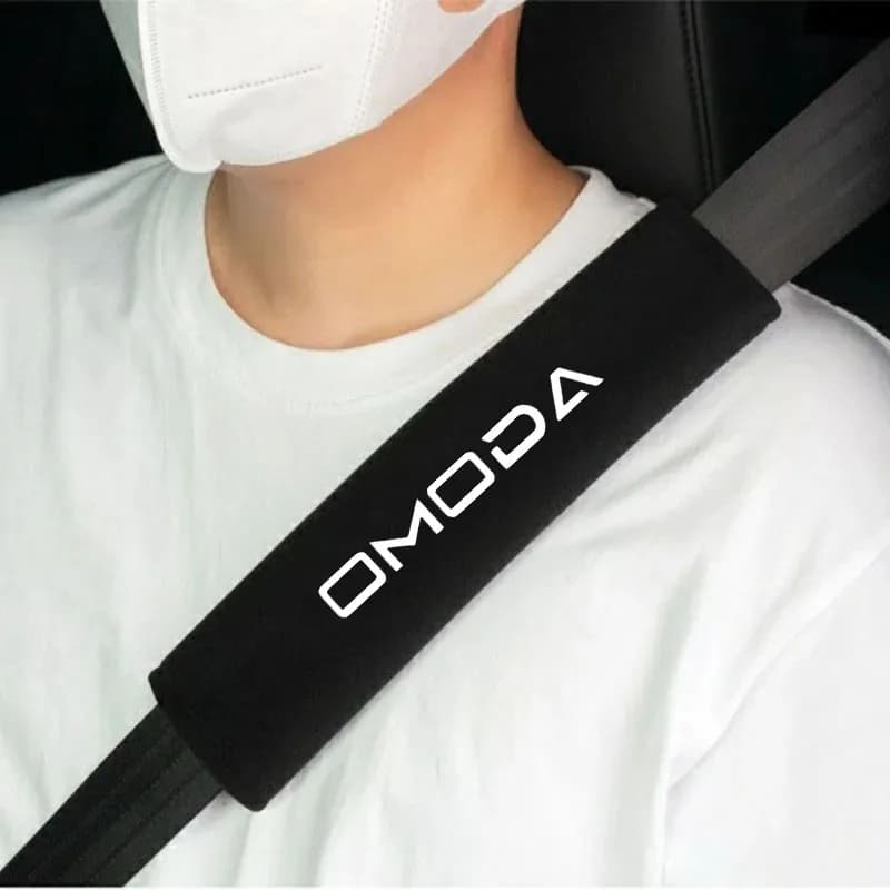 Car Safety Belt Cover Adjustable Seat Belt Cover Shoulder Strap Covers For OMODA 5 S5 O5 E5 C5 PRO PHEV Accessories
