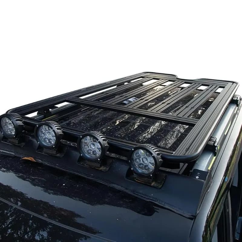 Sunroof Edition 4x4 Auto Part Steel Roof Rack for Prado-FJ150 2009-2023 Car Accessories Roof Luggage Ladder