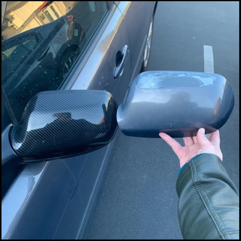Car Styling For Mazda 3 Mazda3 2003-2009 Rearview Mirror Cover Caps Shell Housing Replace Auto Parts Accessories