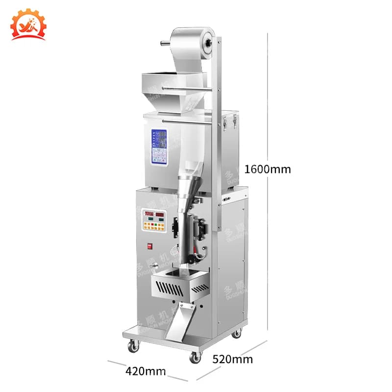 DZD-220B Daxiang Automatic Multi-functional Spice Powder Flour Grain Pill Packing Machine For Small Business