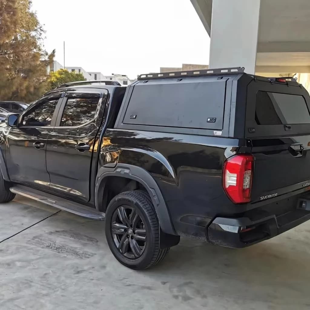 Heavy Duty Off-road Truck Canopy for Truck Topper Chevrolet Silverado 1500 2020-2025 Waterproof Aluminum Camper Shell Bed Cover