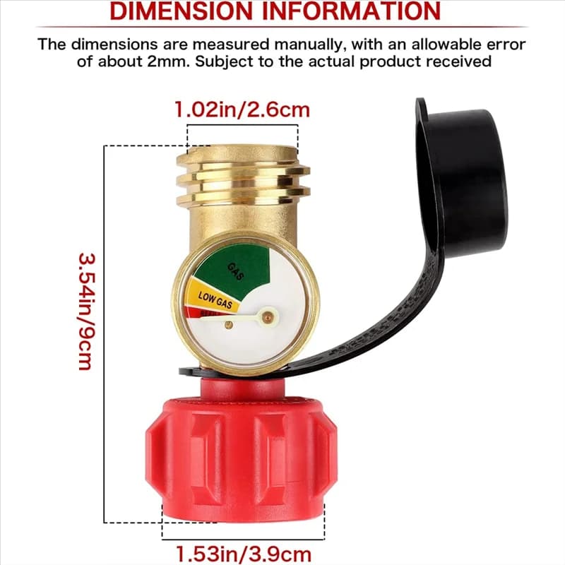 New Propanes Tanks Gauges Levels Indicators Leaks Detectors Gas Pressures Meters, Universals for Gas Grills, Lanterns, Heaters