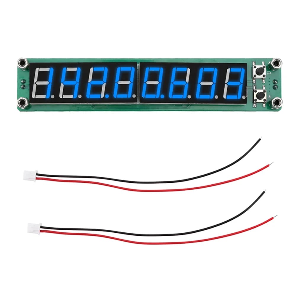 ​​8 Digits RF Signal Frequency Counter Cymometer 0.1MHz~1200MHz LED Digital Display RF Signal Frequency Counter Meter Tester