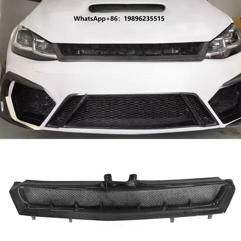 Carbon Fiber Front Central Grille Cover Conversion Kit for  7 7.5 Line 2014-2016 Body Kit