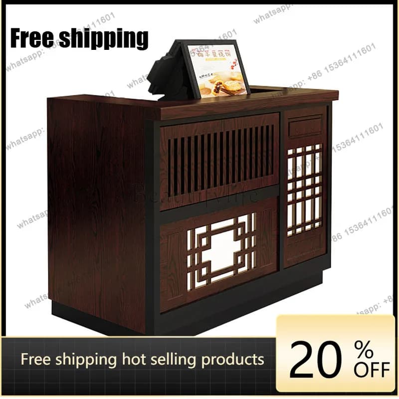 Small bar checkout page simple shopping mall hotel restaurant hotel reception desk can be customized