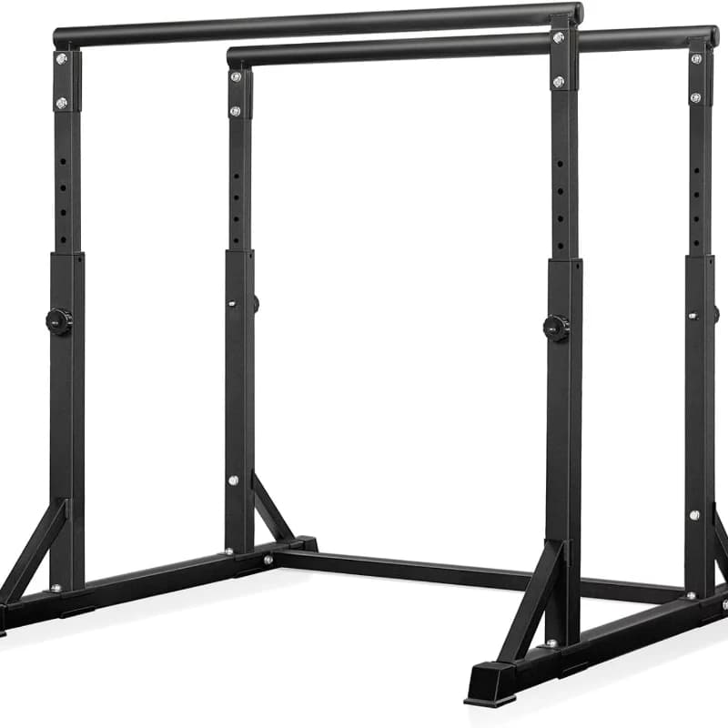 Heavy duty steel push-up frame with adjustable parallel bar, tabletop stabilizer, household push-up bar
