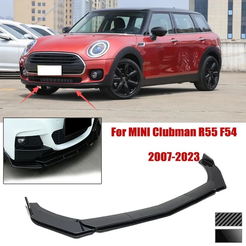 5pcs Front Bumper Shovel For MINI Clubman R55 F54 2007-2023 Spoiler Front Bumper Deflector Anti Scratch Protection Device