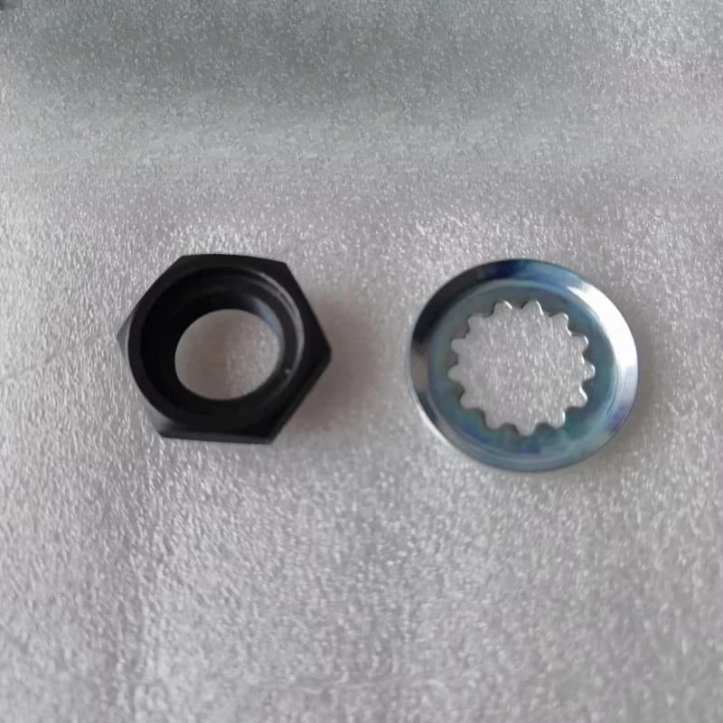 2pc For CFMOTO Motorcycle 450SR MT450 SRS450 CLC450 NK Small Sprocket Nut Sub Axle Nut Lock Washer