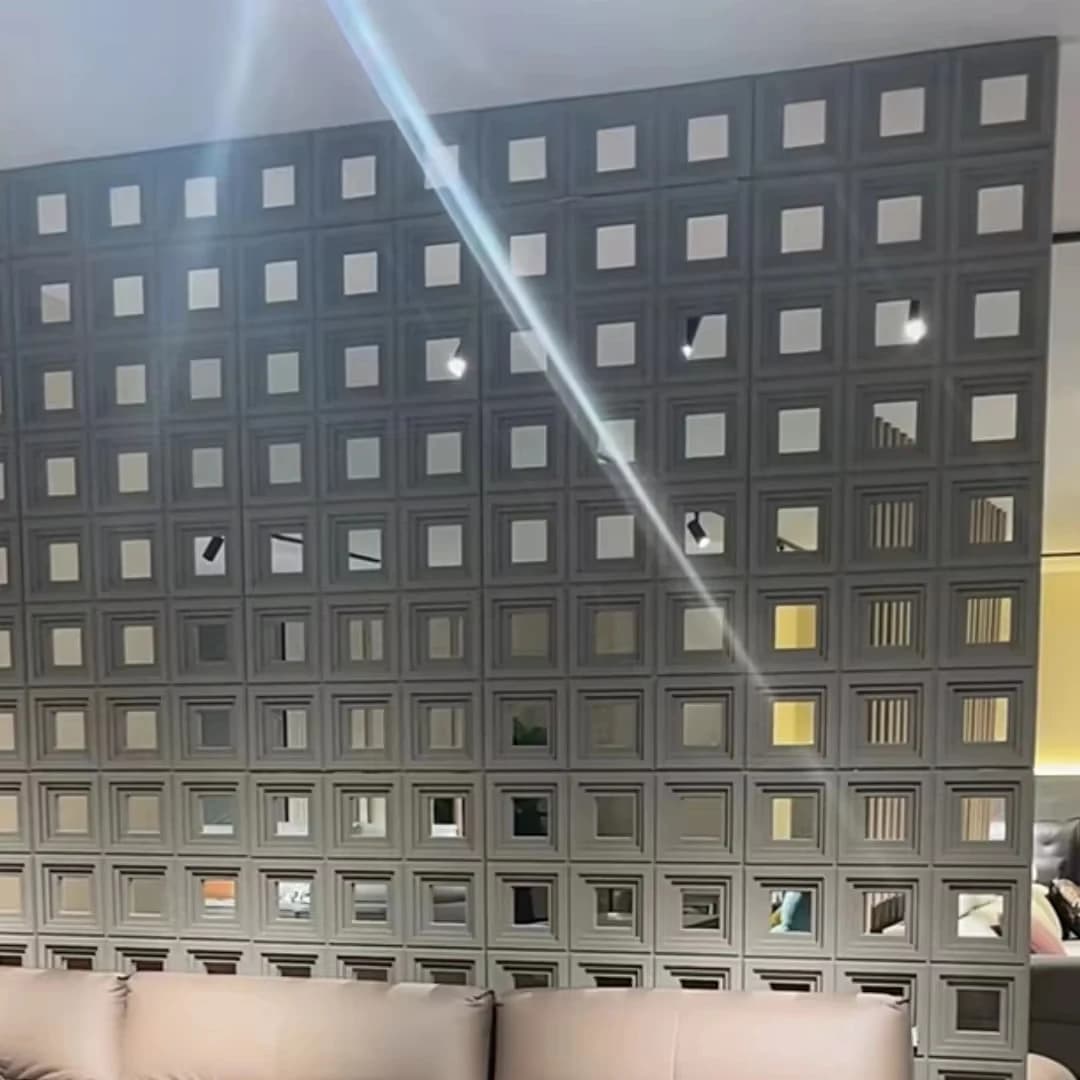 PU Partition Walls Pu Hollow Brick Heat-Resistant Eco Material for Residential House Bulk Order Offers 2025 Hot Sale New Arrival