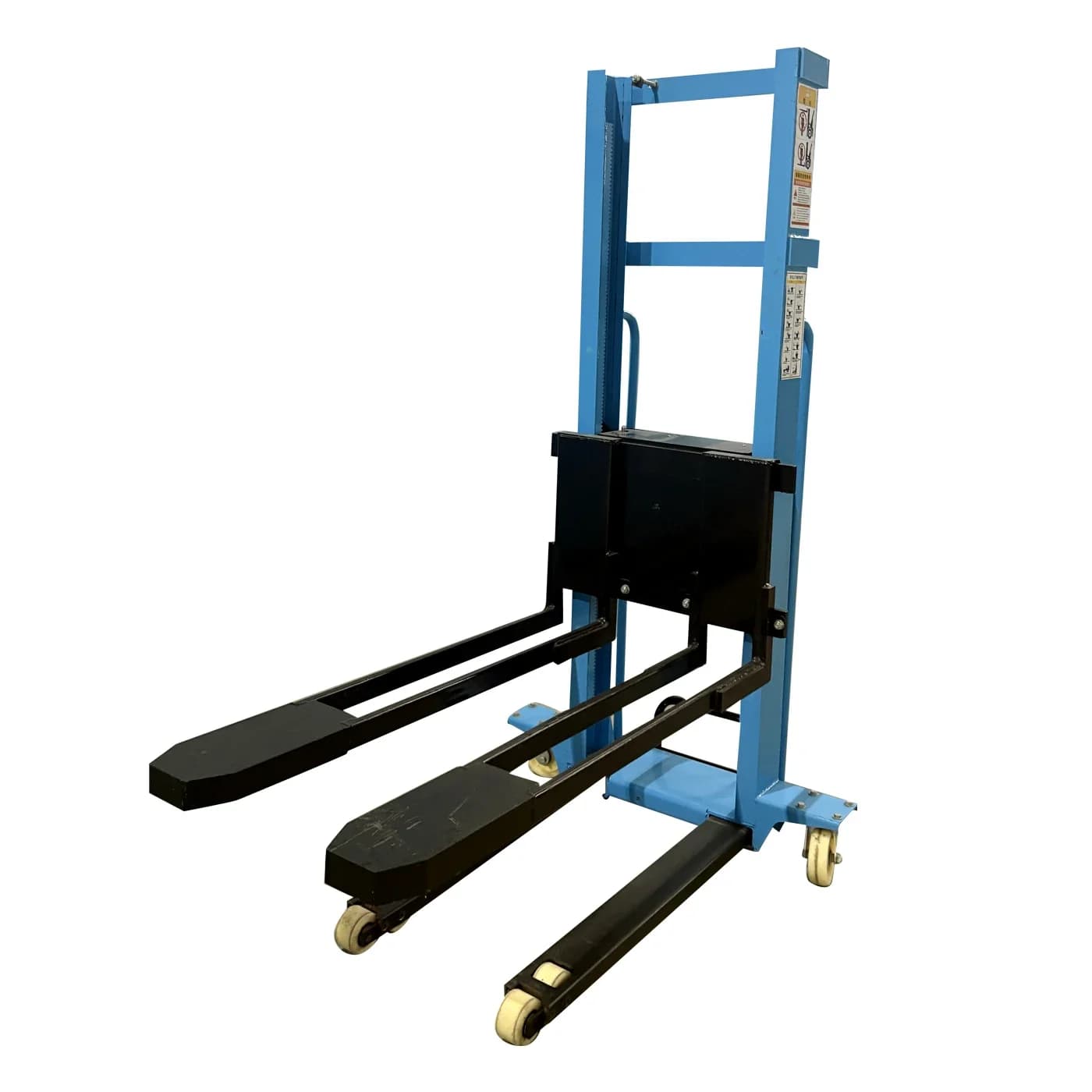 Portable Electric Forklift with Manual Operation 1 Ton Capacity Rough Terrain Adaptability for Loading and Stacking