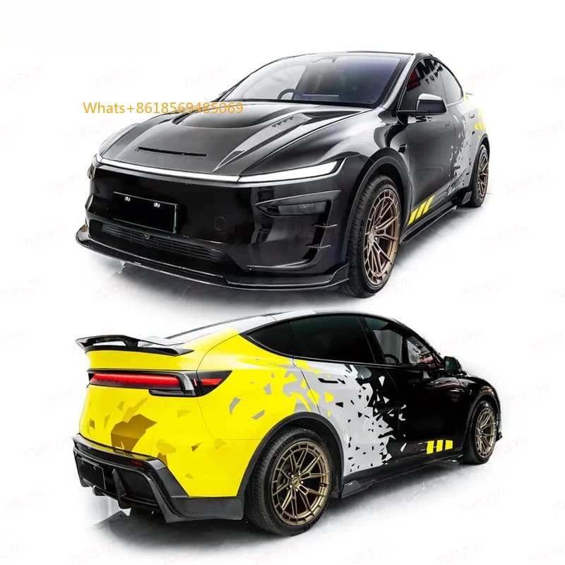 2025+ New  Model Y Juniper Real Carbon Fiber Body Kit Lightweight Peormance with Enhanced Style Bumper