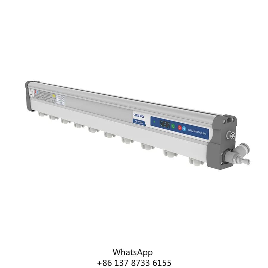 QEEPO Ionizing Self-balance Pulse AC Anti Static Bar Ionizer Eliminator Bar From Shanghai