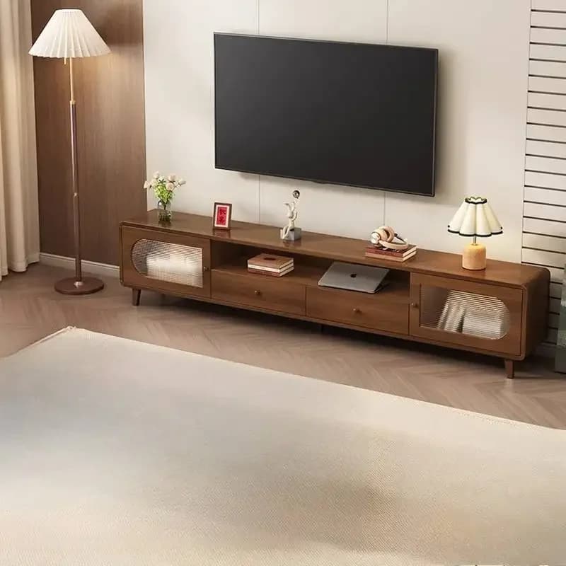 European Stand Tv Cabinet Decoration Brown Art Living Room Tv Cabinet Apartments Designer Bedroom Fernsehtisch Furniture Home