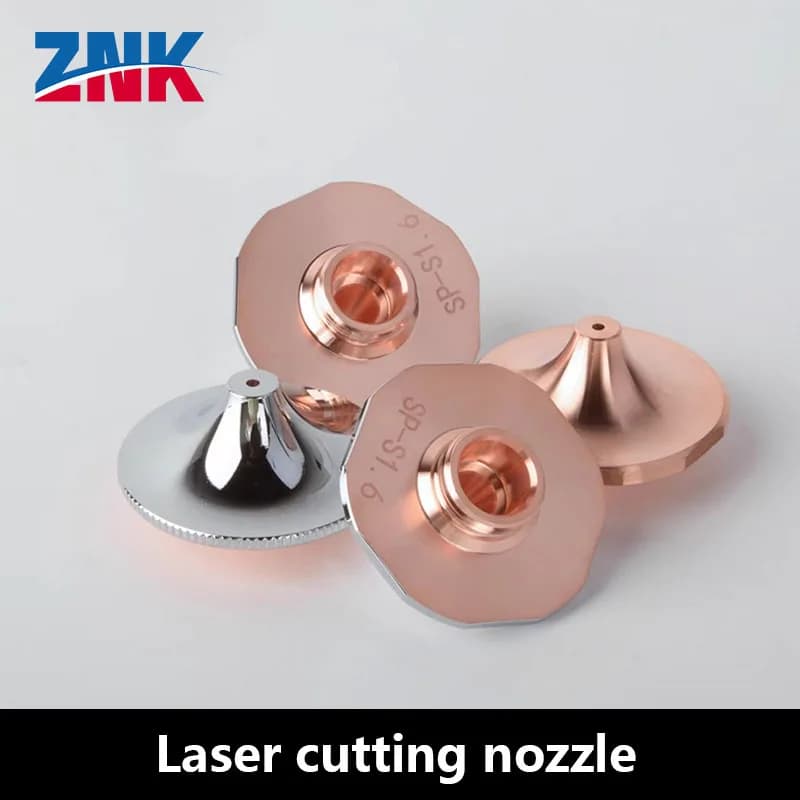 Laser cutting machine nozzle, high-speed SP type, DE type, DX type, fast cutting nozzle, special copper nozzle for thick plates