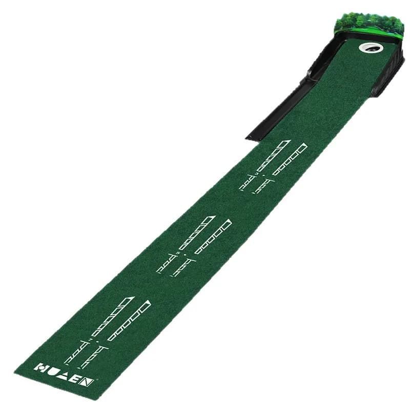 Single hole 3D arrow portable golf green putter