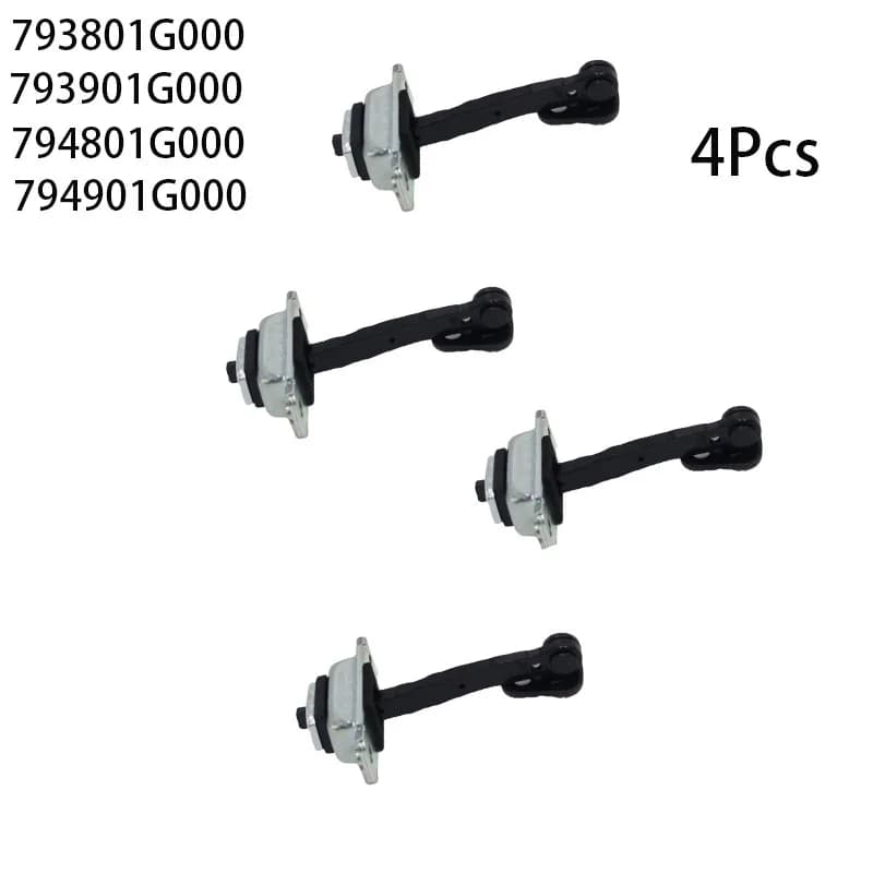 4Pcs 793801G000 For Hyundai Accent Rio 2006-2011 Front& Rear LH RH Door Check Arm Stop Hinge