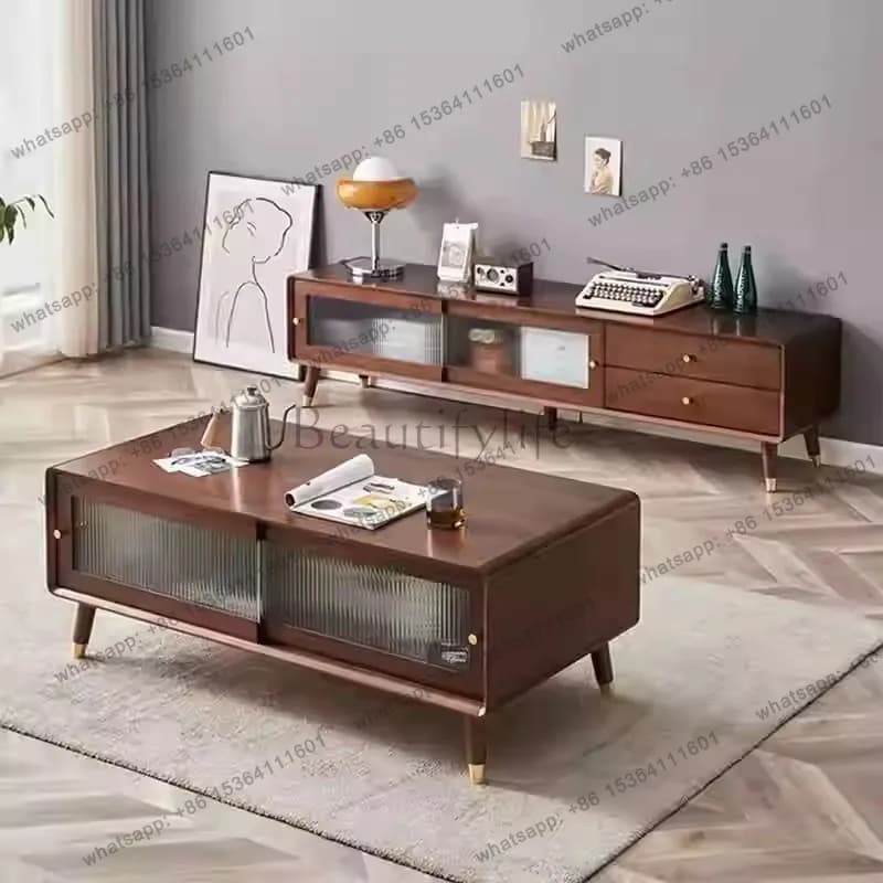 Nordic Vintage Tv Stand With Drawers Elegant Mid Century Unique Tv Stand Living Room Glass Suporte Para Tv Room Furniture